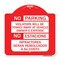 Signmission No Parking Violators Will Be Towed Away at Vehicle Owners Expense No Estacione Infra, RW-1818-23594 A-DES-RW-1818-23594 - alternate 1